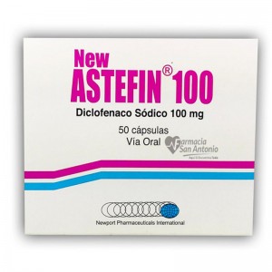 ASTEFIN 100 MG.X 50 CAPS....