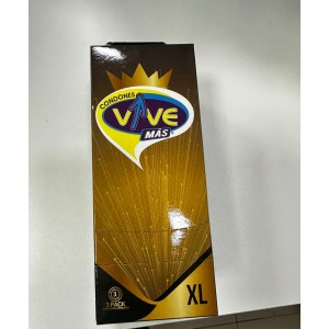 CONDONES VIVE XL 8X3 PACK...