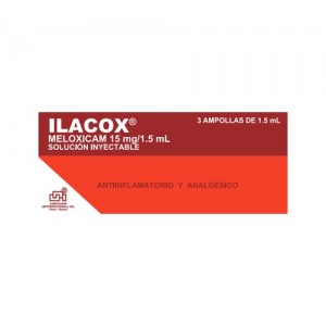 ILACOX SOLN INY 15 MG X 3...