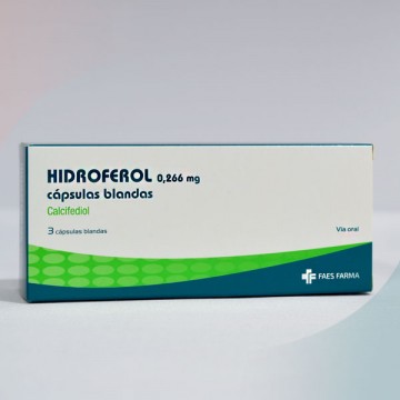 HIDROFEROL 0,266 MG X 3 CAPSULAS BLANDA