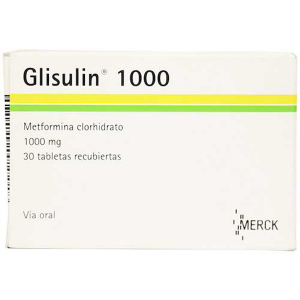 GLISULIN 1000 MG X 30 TAB...